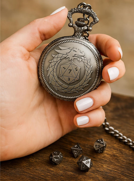 DND zakhorloge draak D20