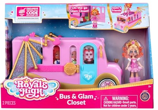 Glamour Bus en Kast Speelset voor Poppen